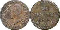 France Centime Dupré, Paris, Bronze, Gadoury:76a, KM:646 -