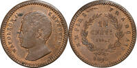 France 10 Centimes Napoleon II, ESSAI, Bronze, Gadoury:197 -