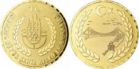 Turkey Medaille Istanbul Büyük Sehir Belediye Baskanligi, Gilt Bronze -