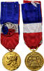 France Medal Industrie-Travail-Commerce, Excellent Quality, Gilt Bronze -