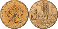 France 10 Francs Mathieu, FDC, tranche A, Nickel-brass -