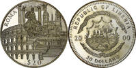 Liberia 20 Dollars Roma, Proof, Silver -