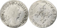 France 4 Sols des Traitants Louis XIV, Lyon, Silver -
