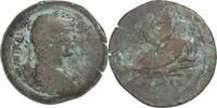 Æ Unit 127-128 Alexandria  Egypt, Hadrian, Alexandria, Bronze, SGE+, RPC:III-5717 SGE+