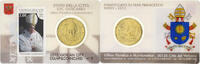 Vatican 50 Euro Cent Francis, Stamp and coin card.n°9, Rome, Nordic -