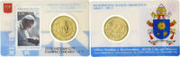 Vatican 50 Euro Cent Francis, Stamp and coin card.n°7, Rome, Nordic -
