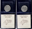 Italy Medaille Reproduction of Volterra coin, Silver, Reproduction -