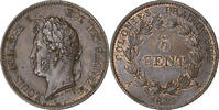 French Colonies 5 Centimes Louis Philippe I, Paris, Bronze -