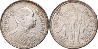 Thailand 1 Salung, 1/4 Baht Rama VI, Silver -