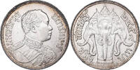 Thailand Baht Rama VI, Silver -