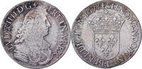 France Écu à la cravate Louis XIV, Bayonne, Silver -