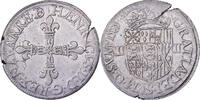 Lordship of Béarn 1/4 Ecu Henri II, Pau, Silver -