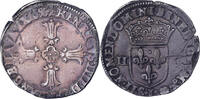 France 1/4 Ecu Henri IV, Bayonne, Silver, Gadoury:597 -