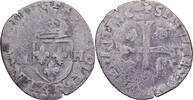 France Douzain aux deux H Henri III, Billon -