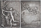 France Plaquette Exposition universelle de Paris, Silvered bronze -