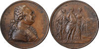France Medaille Louis XVI, Constitution, Arrivée du Roi à Paris, Bronze -