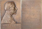 France Plaquette Émile Ferré, Directeur de l'Écho du Nord, Bronze -