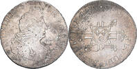 France 1/2 Écu aux 8 L Louis XIV, Paris, reformed, Silver -