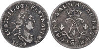 France 4 Sols aux 2 L Louis XIV, Metz, Silver -