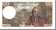 France 10 Francs Banknote, 10 F 1963-1973 ''Voltaire'', 1972-12-07 -