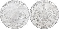 Federal Republic of Germany 10 Mark Karlsruhe, Silver -