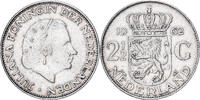 Netherlands 2-1/2 Gulden 1962 Not Applicable Juliana, Silver, KM:185 VF(30-35)