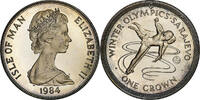 Isle of Man Crown Elizabeth II, Winter Olympics, Sarajevo, Ice Dancing -