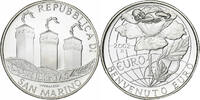 San Marino 10 Euro Benvenuto euro, Proof, Rome, Silver -