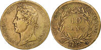 FRENCH COLONIES 10 Centimes French colonies, Charles X, La Rochelle, Bronze -