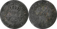 FRENCH COLONIES 2 Sous Cayenne colony, Louis XVI, Paris, Billon, KM:1 -