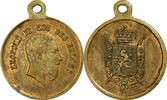 Belgium Medaille Léopold II, roi des Belges, Brass -
