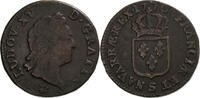 France Sol à la vieille tête Louis XVI, Reims, Copper -