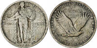United States Quarter Standing Liberty, Philadelphia, Silver -