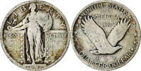 United States Quarter Standing Liberty, Philadelphia, Silver -