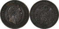 Spain 10 Centimos Carlos VII pretender, Oñate, Bronze -