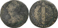 France 2 sols François Louis XVI, Paris, Métal de cloche -