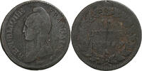 France Decime Dupré, Paris, Copper, Gadoury:187, KM:640 -
