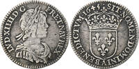 France 1/12 Ecu à la mèche courte Louis XIV, Paris, Silver -