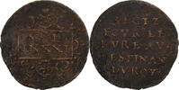 Spanish Netherlands betaalpenning Philip II, Bureau des Finances, Copper -