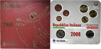 1 Cent to 2 Euro 2008 Rome Italien BU, Rome, STGL STGL