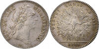 France Token 1728 Louis XV, Ordre du Saint-Esprit, Silver AU(50-53)