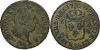France Sol à la vieille tête Louis XV, Lille, Copper -