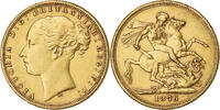 Sovereign 1876 M Australien Victoria, Melbourne, Gold, SS+ SS+
