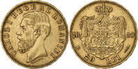 Romania 20 Lei Carol I, Bucharest, Gold, KM:20 -