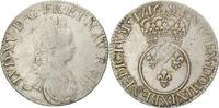 France Ecu Louis XV, Vertugadin, Amiens, Silver, KM:414 -