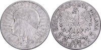 Poland 5 Zlotych Warsaw, Silver, KM:21 -