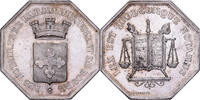 France Jeton Notaire Arrondissement de Bourg, Silver, Charrasse -