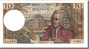 France 10 Francs Banknote, 10 F 1963-1973 ''Voltaire'', 1971-09-02 -