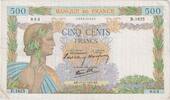 France 500 Francs La Paix, 1940-12-19, D.1625 -