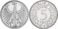 Federal Republic of Germany 5 Mark Hamburg, Silver, KM:112.1 -